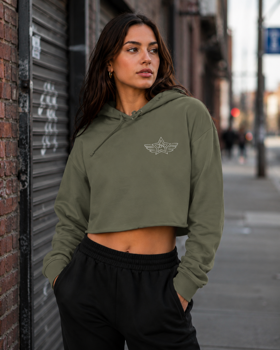 ZN Rhythm Crop Hoodie